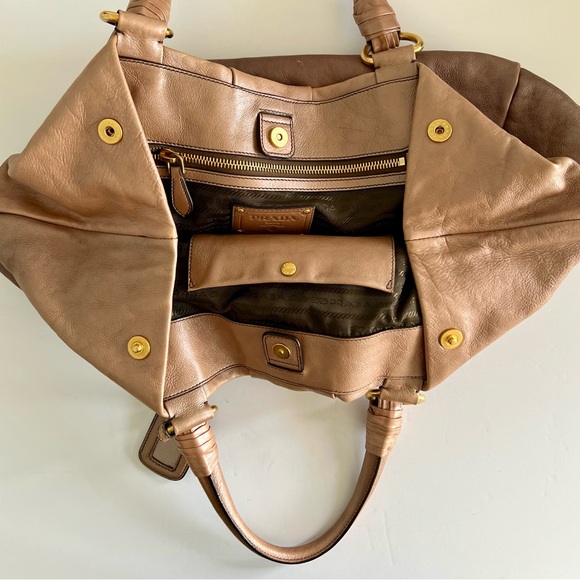 Prada Brown Ombré Shoulder Bag - Picture 6 of 16